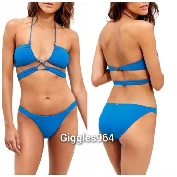 Vix Gi Fany Full Bikini Set Ocean Blue - Picture 2 of 8